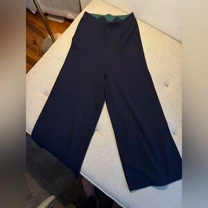 Merimekko for Uniqulo elastic waist knit pants in blue. Size s